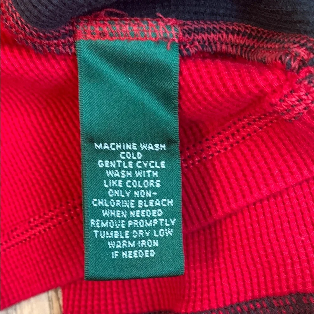 Lauren Ralph Lauren Red Athletic Half-Zip Top with Black Trim - Picture 4 of 11